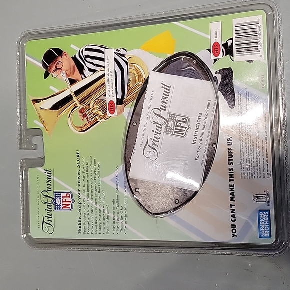 Plat football electronic hand-Held game trivial pursuit NFL vidéo game console - Picture 3 of 5